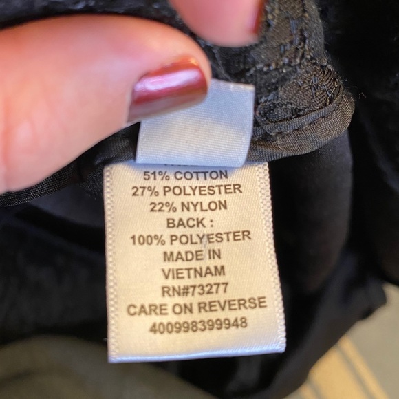 Black Lace Dress Pants - Picture 5 of 5